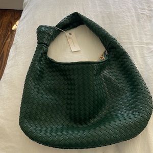Anthropologie Brigitte Large Woven Satchel